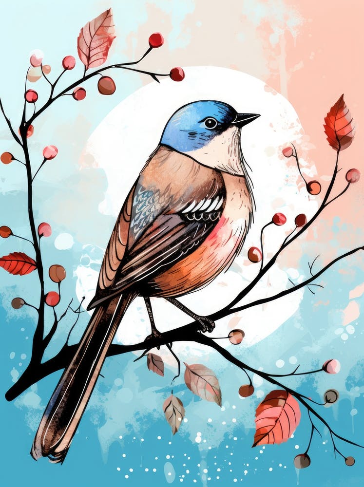 Bird On A Branch 6