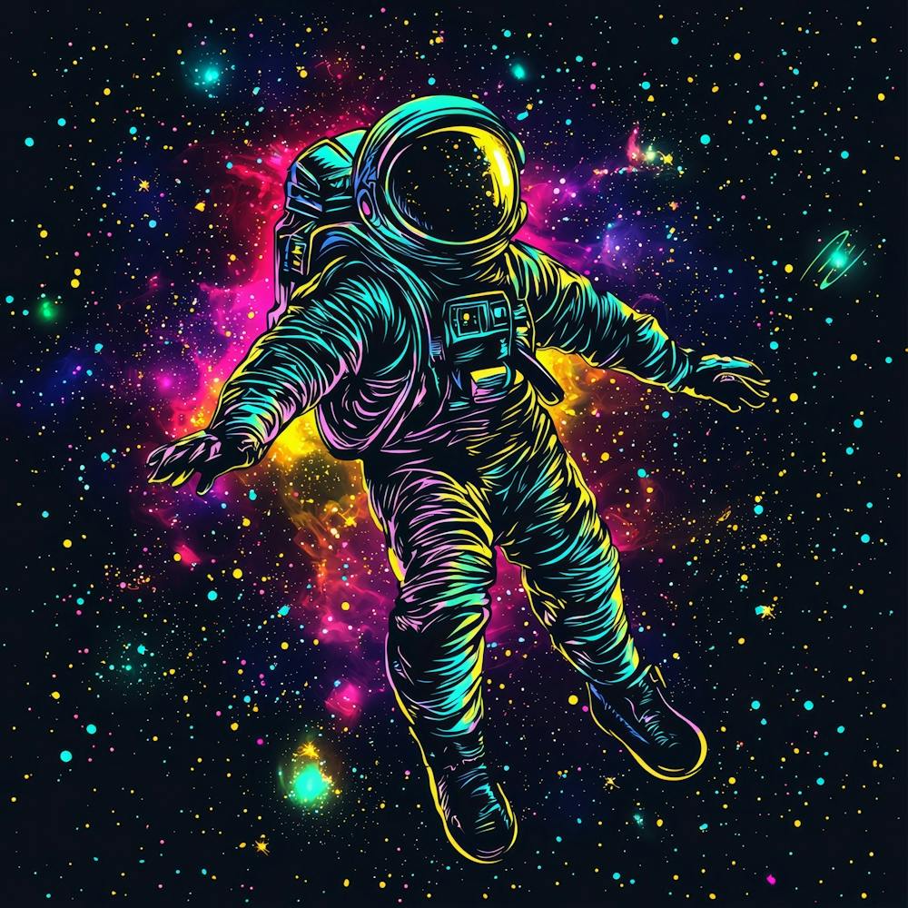 Astronaut In Space 2