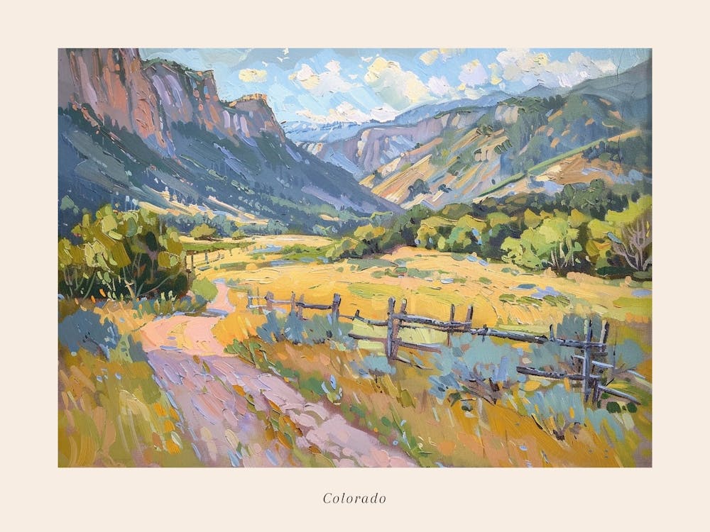 Western Landscapes Colorado 1 Poster