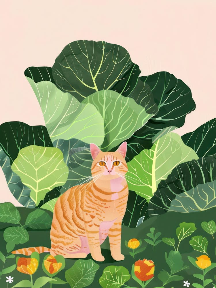 Cat And Cabbage 2