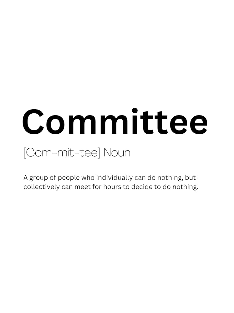 Committee Definition Meaning