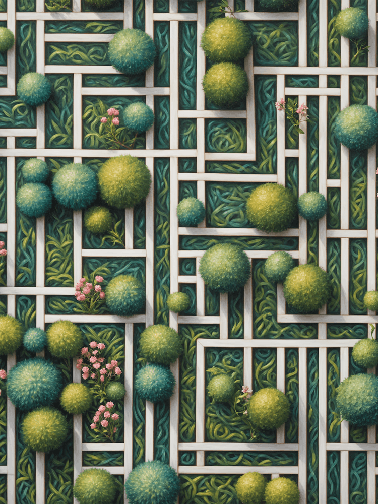 Abstract Garden Maze