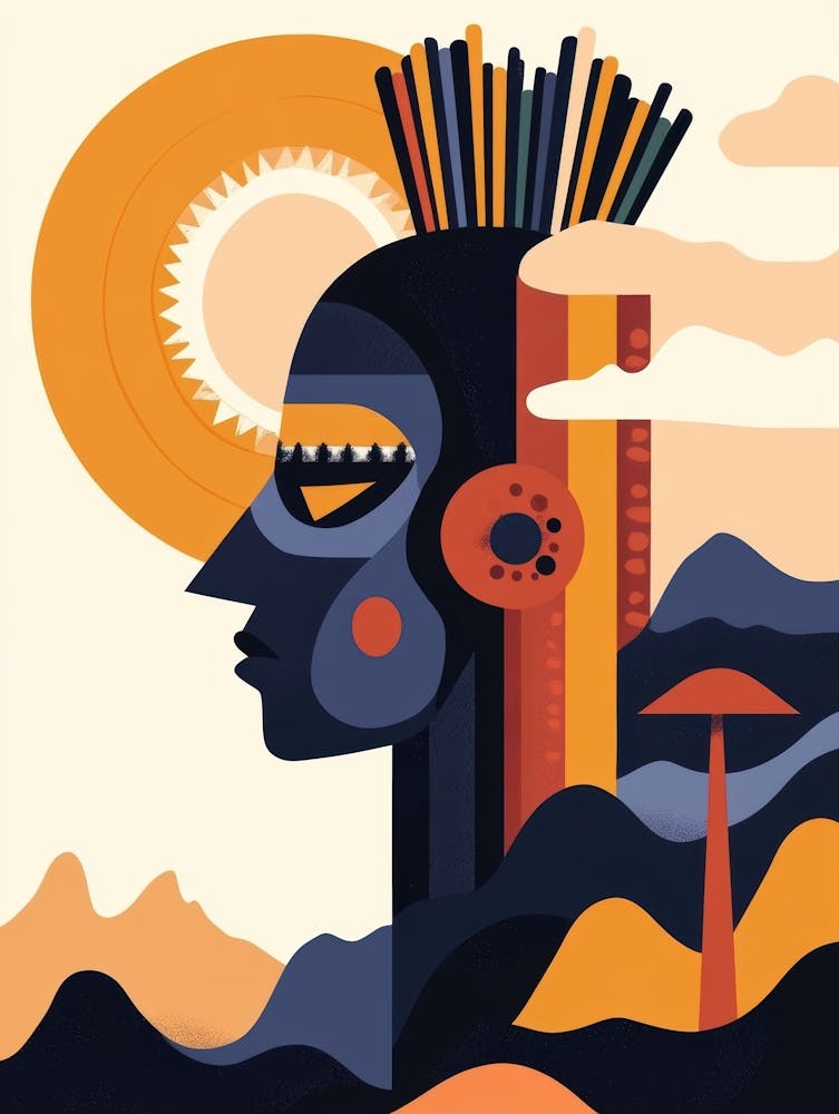 Afro-American Head