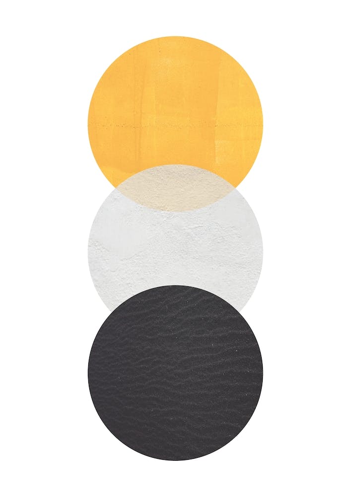 Abstract Yellow Grey and Black