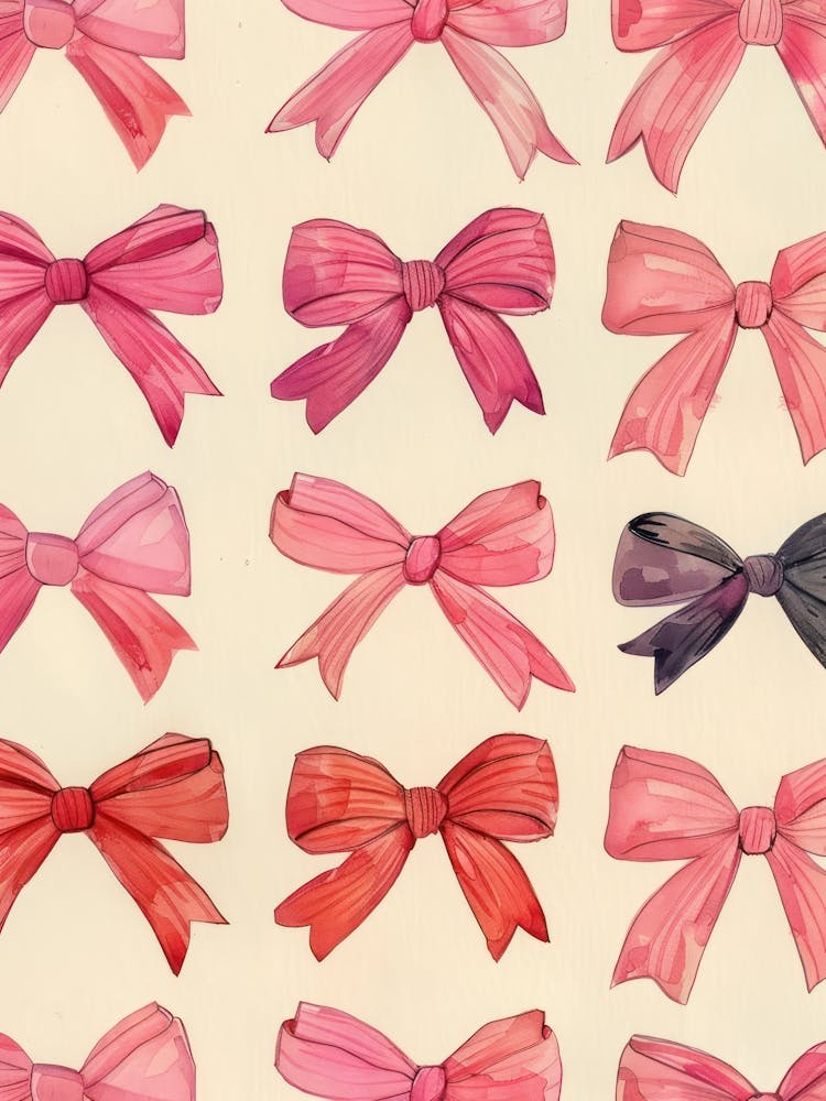 Cherry Bows Collection 1 Pattern