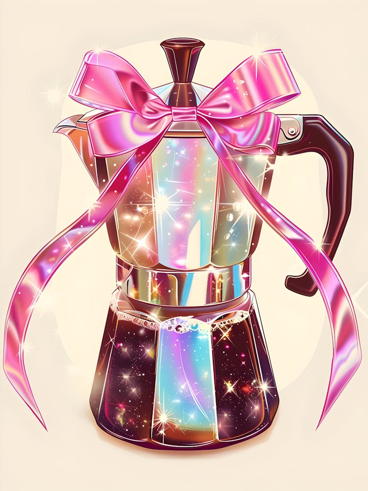 Pink Coffee Pot