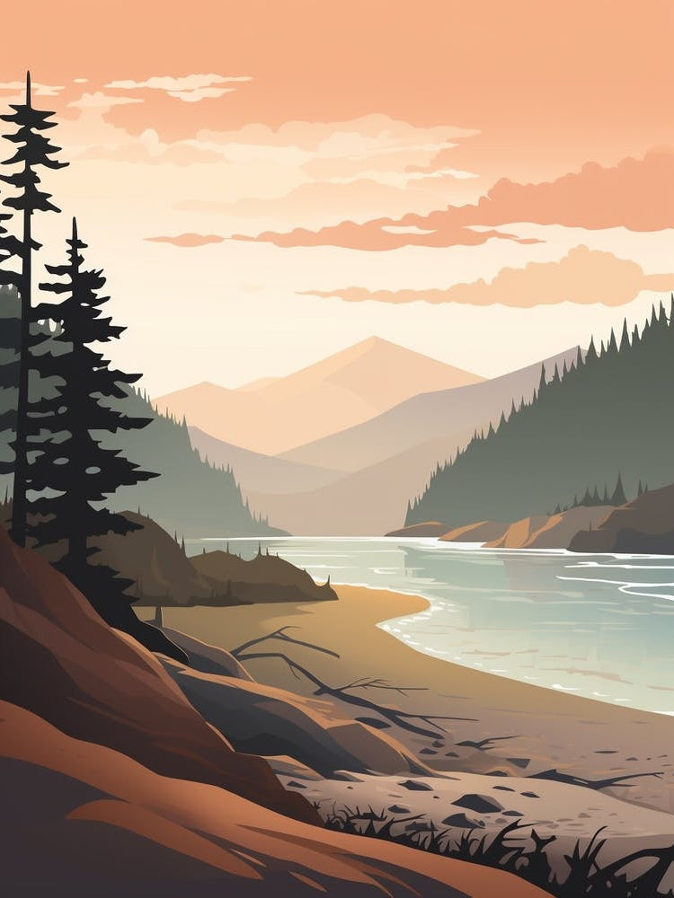 West Coast Trail Canada 1 Hiking Trail Landscape