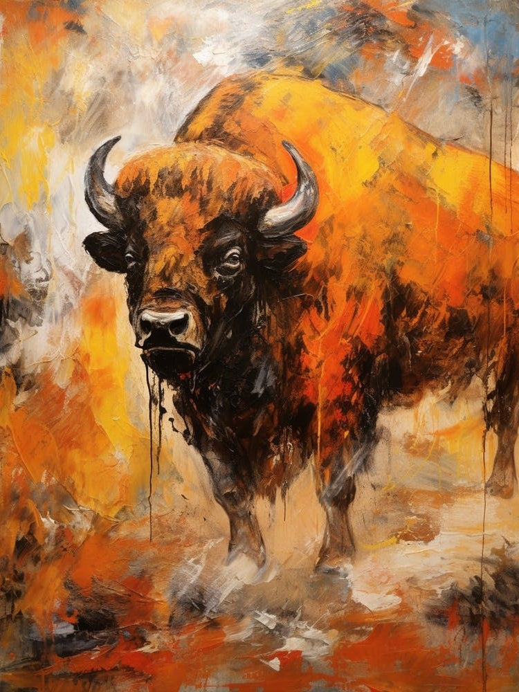 Bison Geometric Abstract 3