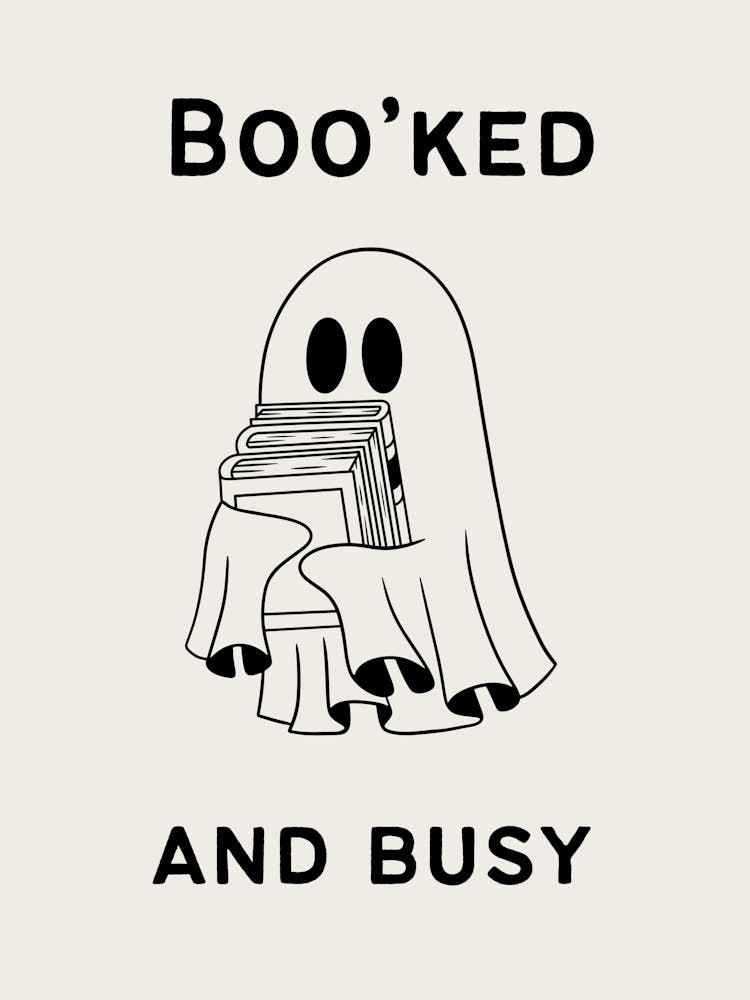 Boo’ked And Busy | Cute Ghost Reading 1