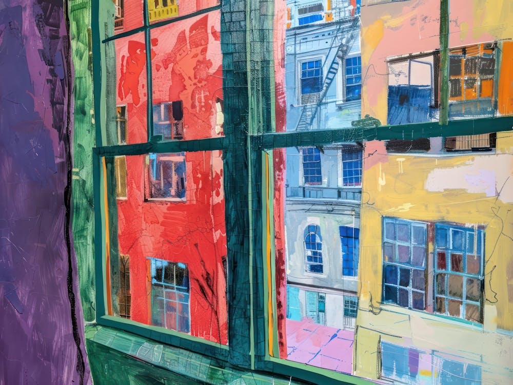 Victoria From The Window View Painting 2