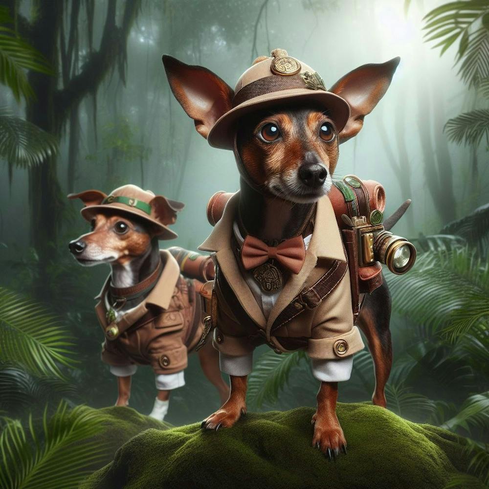 Two Dogs In The Jungle