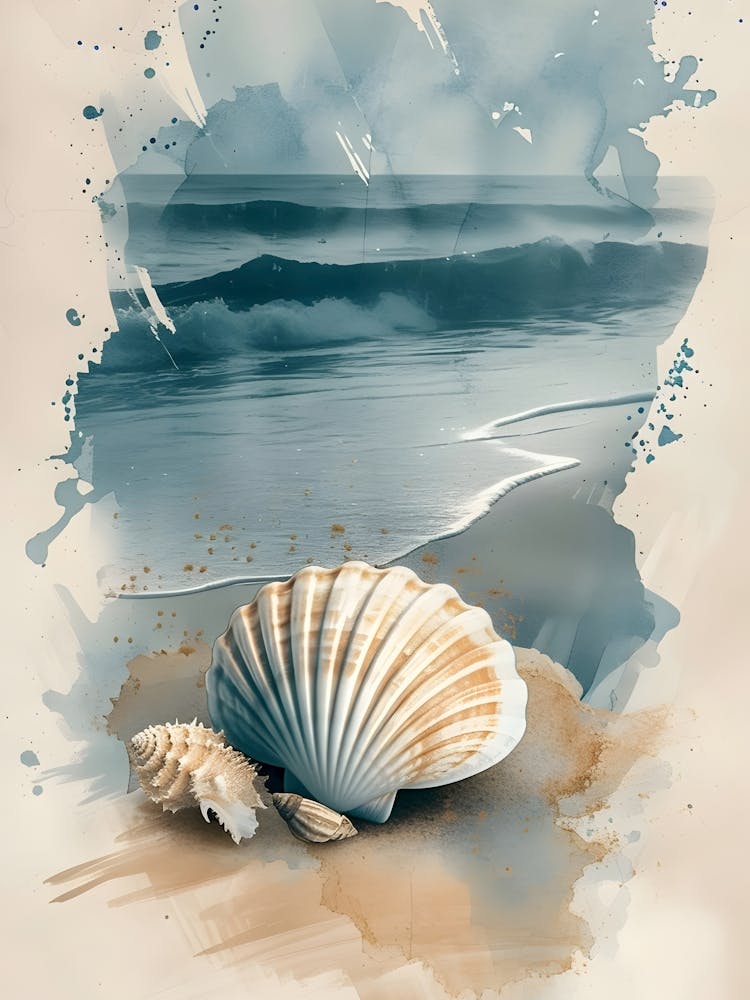 Seashells On The Beach 1