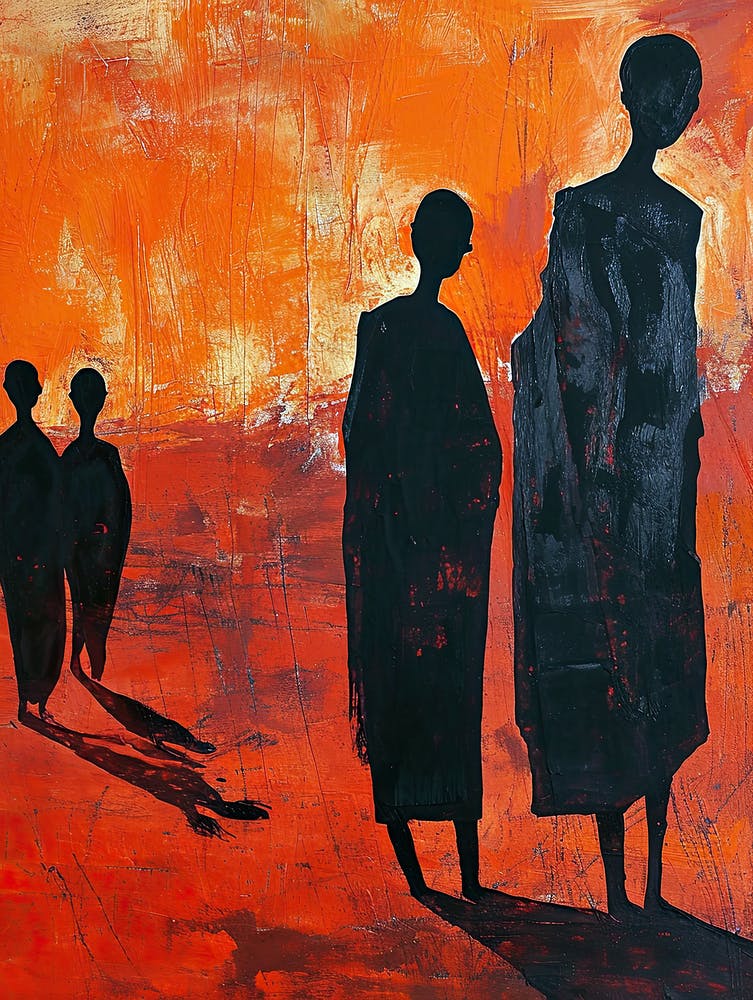 Silhouettes Of African Women