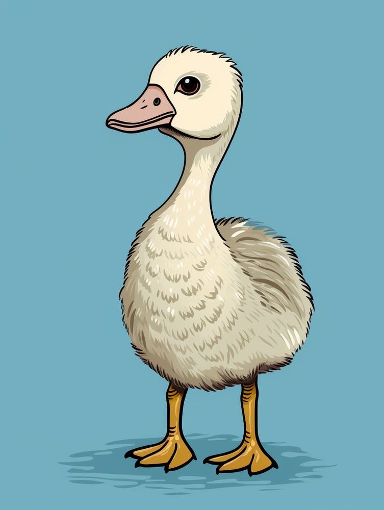 Illustration d'animal bébé Oie 4