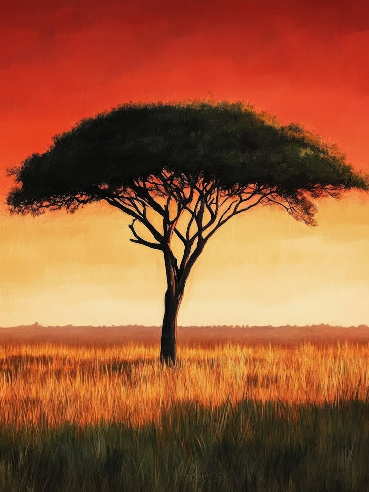 Sunset In The Savannah 1