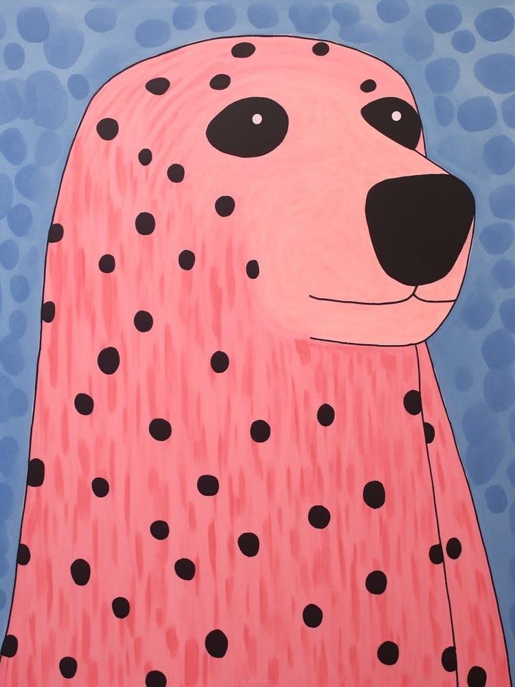 Pink Polka Dot Sea Lion 1