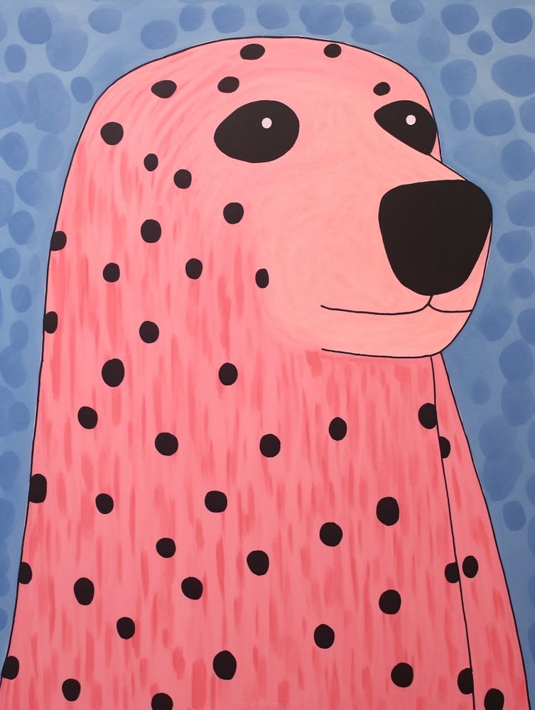 Pink Polka Dot Sea Lion 1