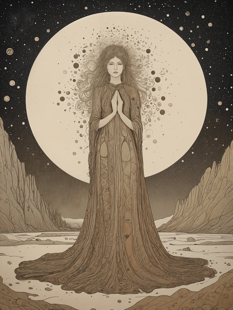 Woman In The Moonlight