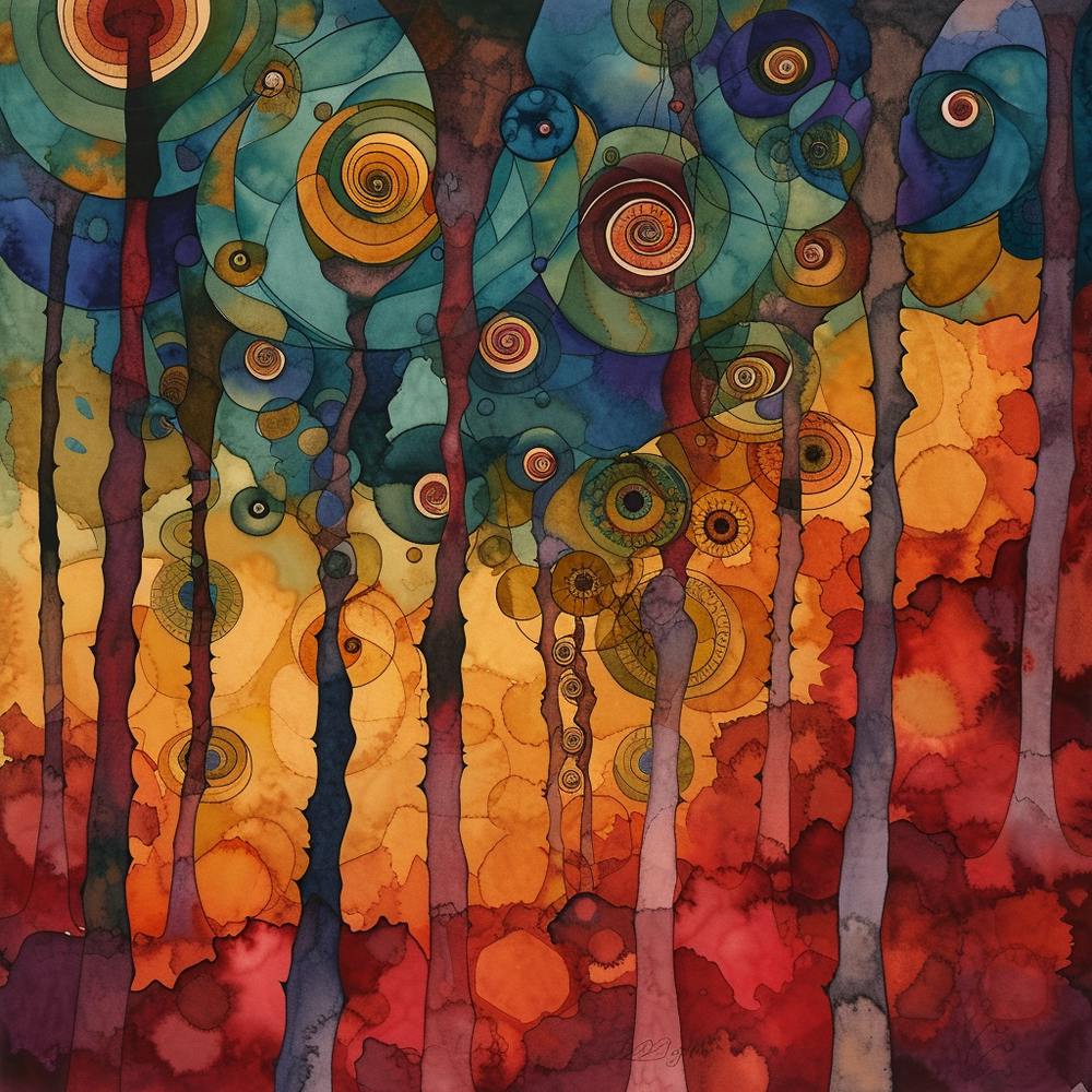 Swirling Trees