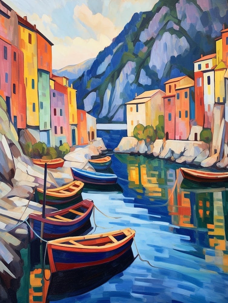 Kotor Montenegro 1 Fauvist Painting