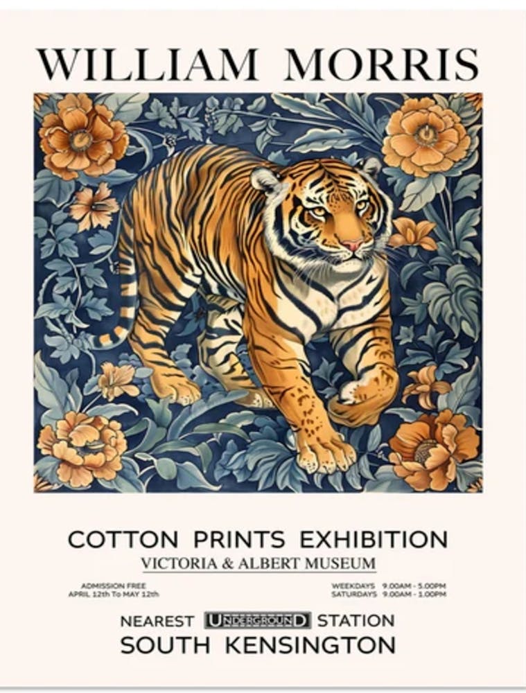 William Morris Cotton Prints Exhibition 4