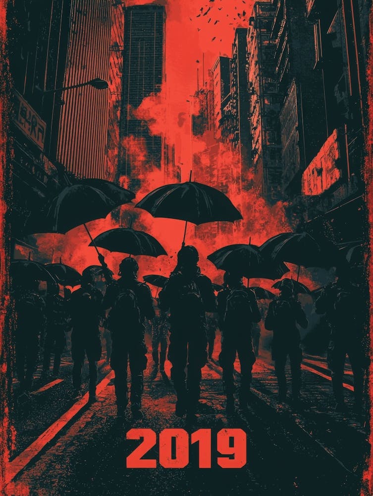 Aihrgdesign A Bold Activist Poster Symbolizing The Hong Kong 1