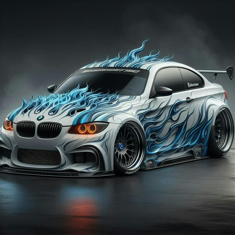 Bmw M3 Flames