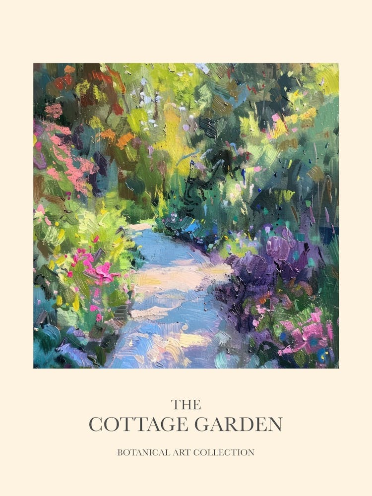 Cottage Garden Poster Wild Garden 4
