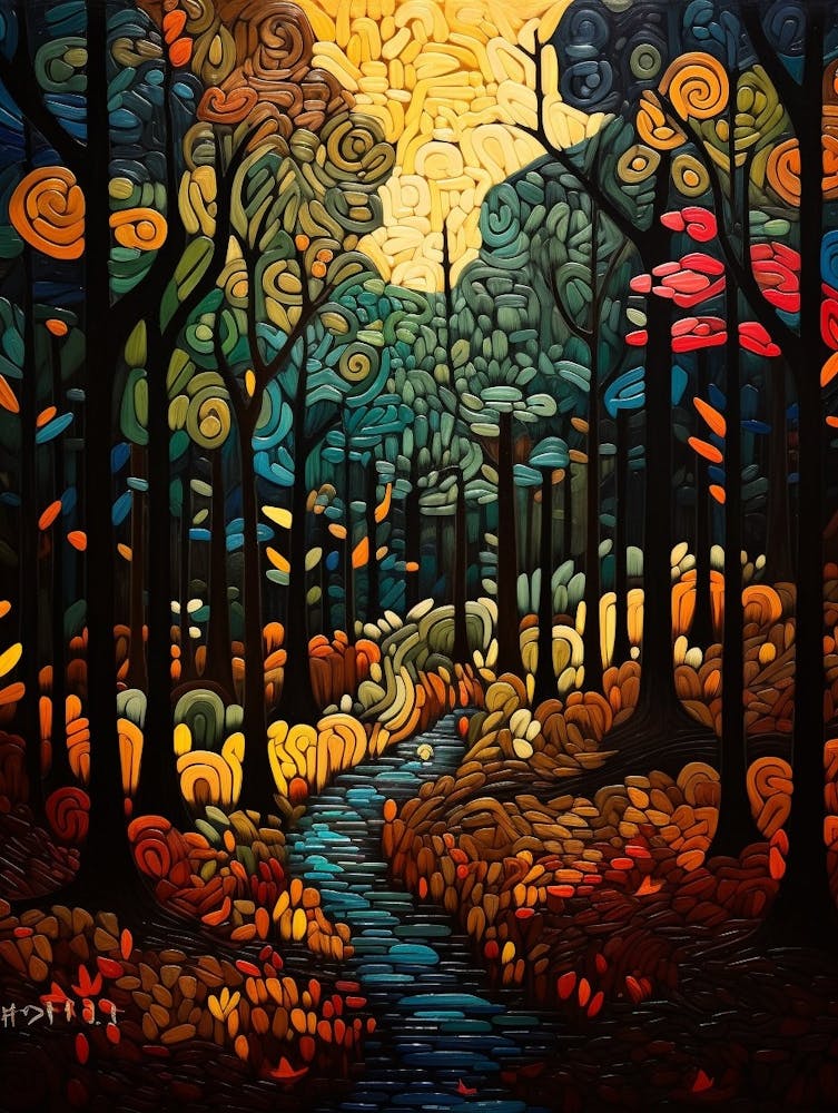 Forest Abstract Minimalist 11