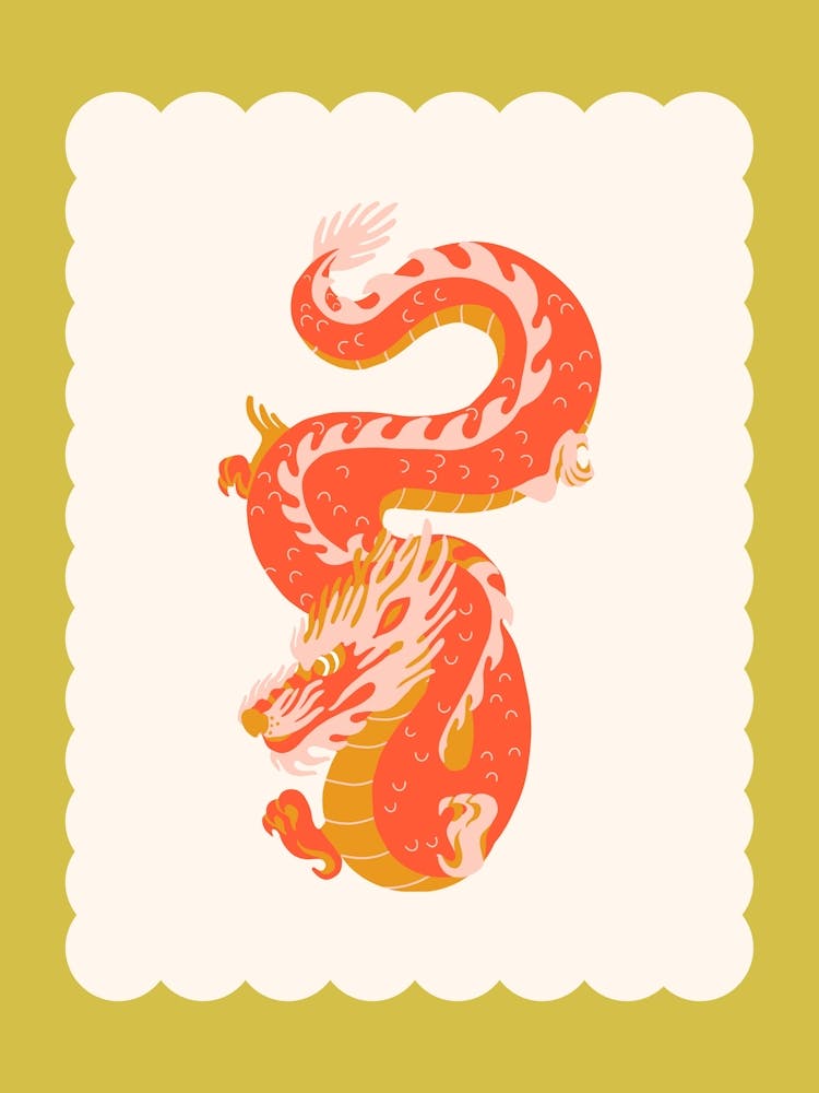 Year Of The Dragon Yellow
