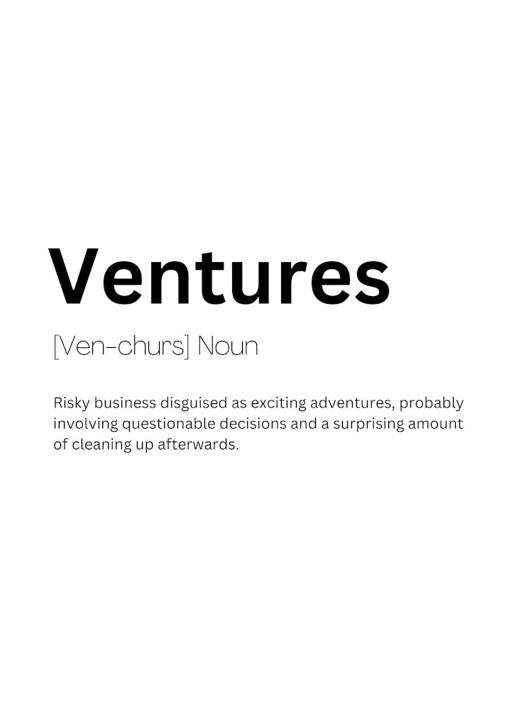 Ventures Definition Meaning