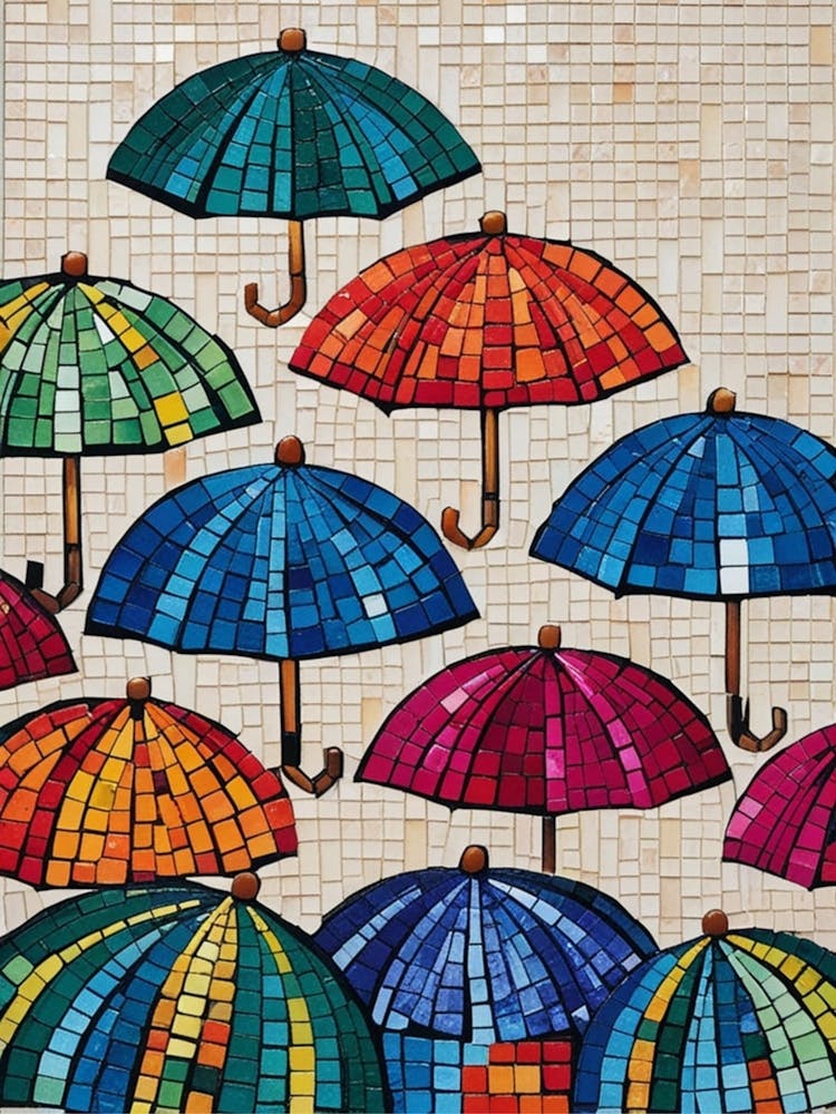 Mosaic Umbrellas 3