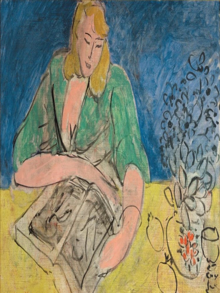 Woman Reading A Book 2