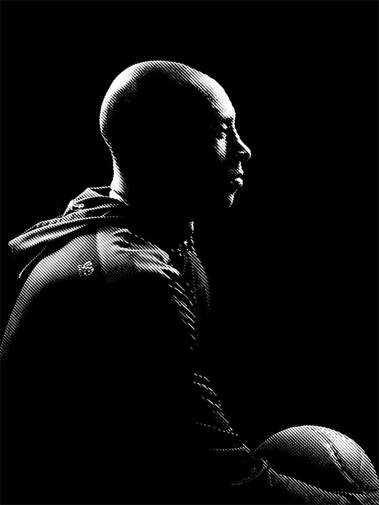 Kobe Bryant Legend Basketball in my Line Illustration v5