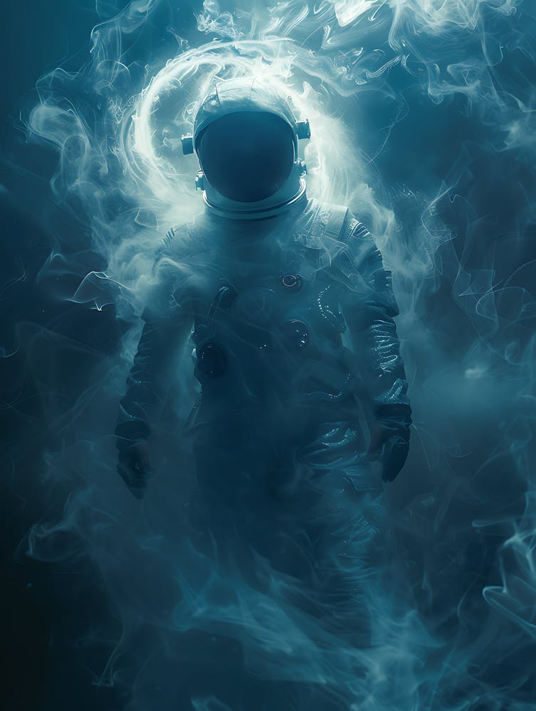 Beautiful Retro Astronaut