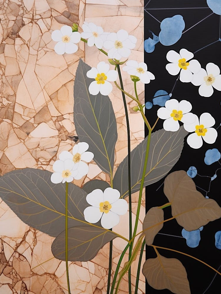 Flower Illustration Forget Me Not Flower 2