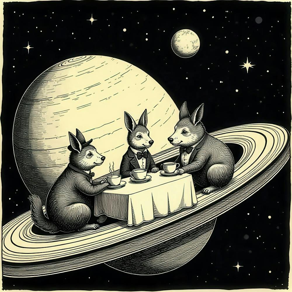 Rabbits On Saturn