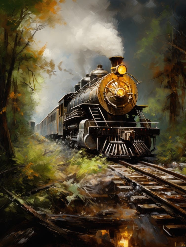 Train In The Woods 1