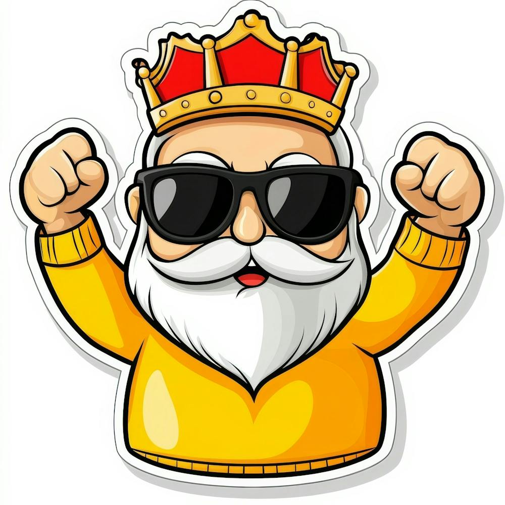 King Of Kings.Generated AI. Wall