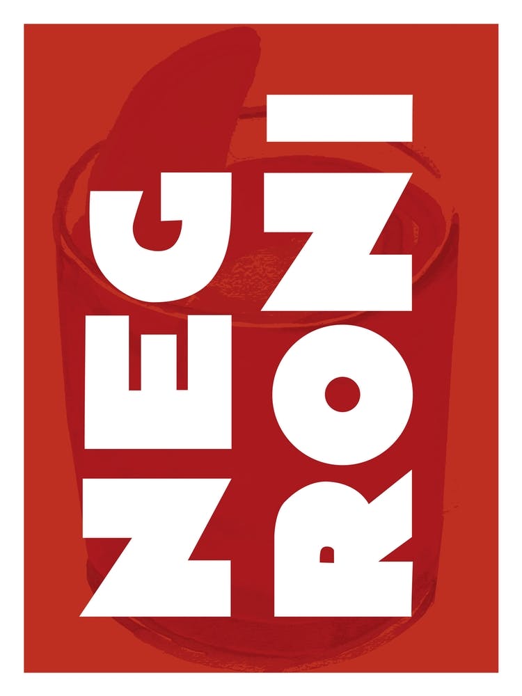 Color Blocks Negroni Painting