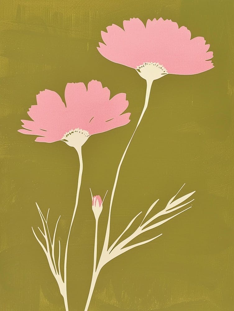 Pink & Green Marigold 3
