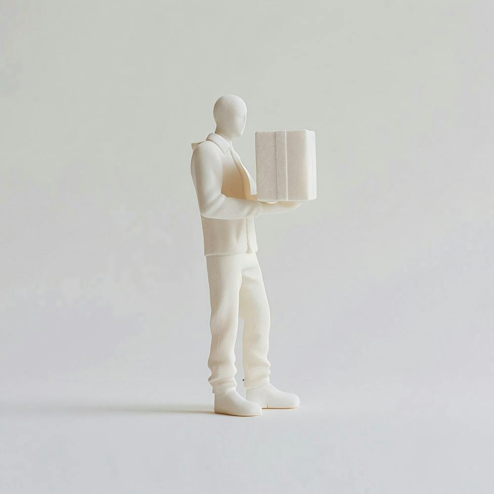 Man Holding A Box 1