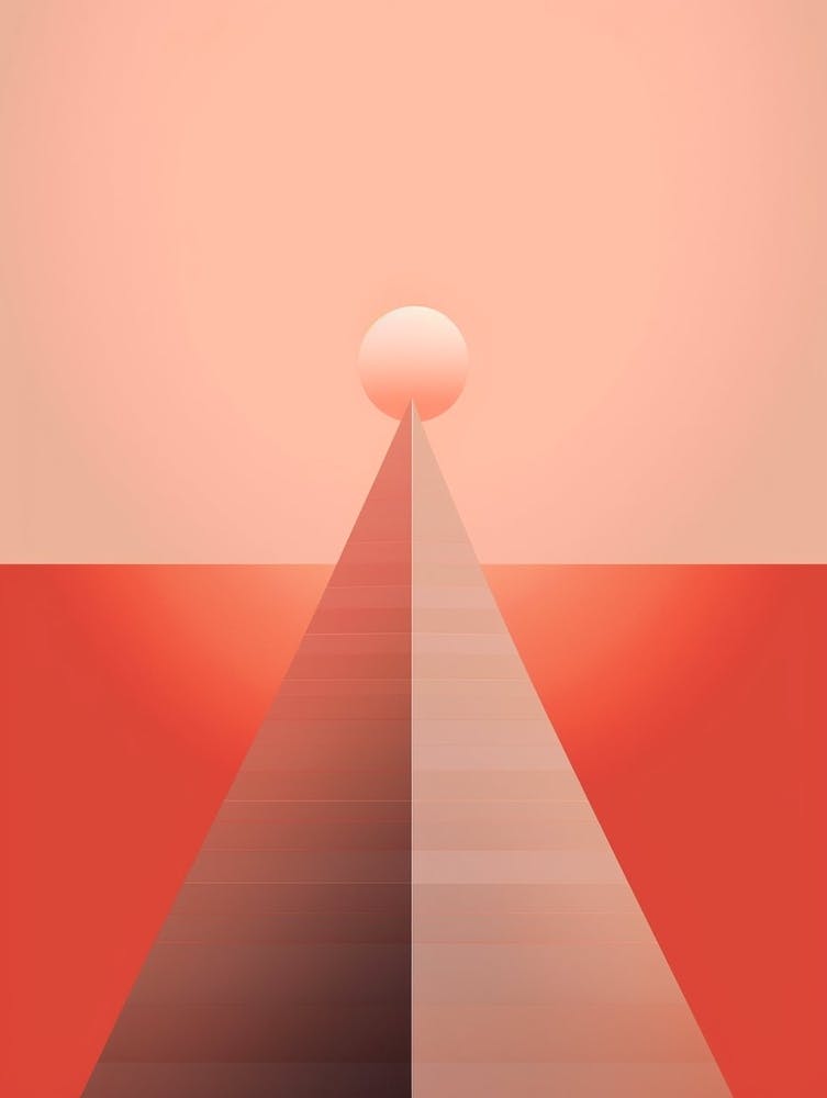 Minimalist Geometry Abstract Illustration 26