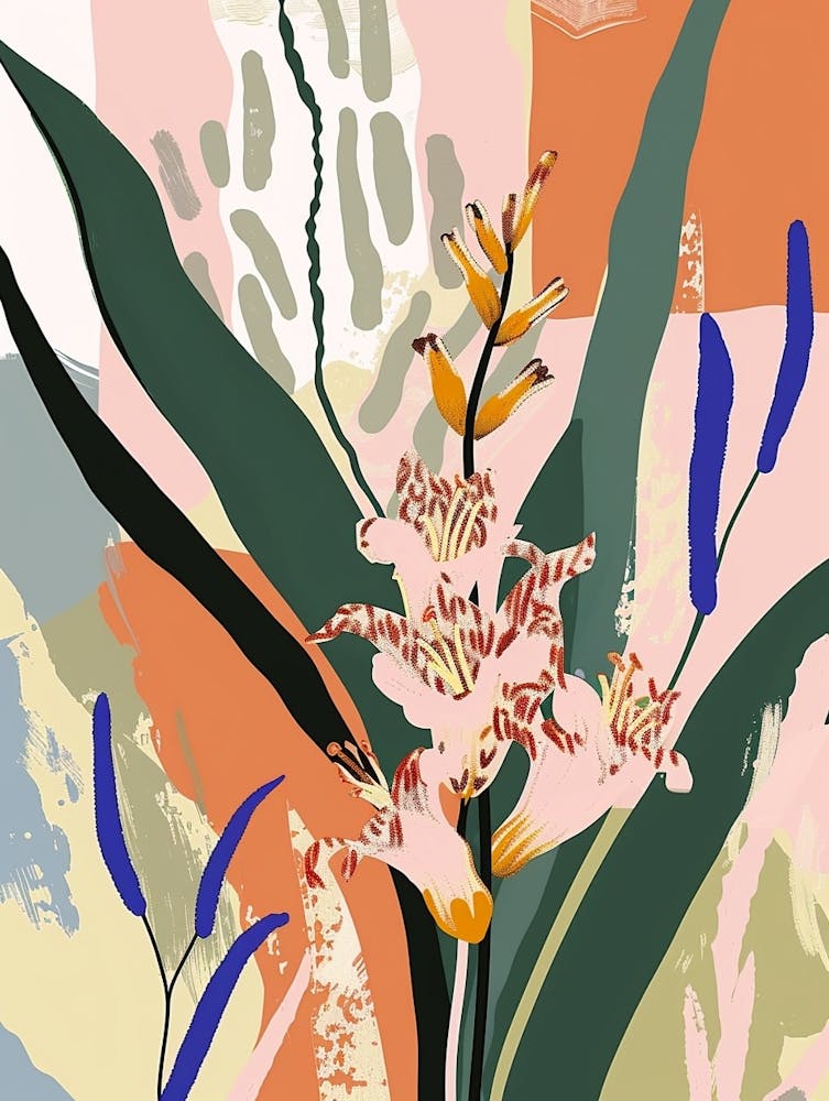 Colourful Flower Illustration Hyacinth 3