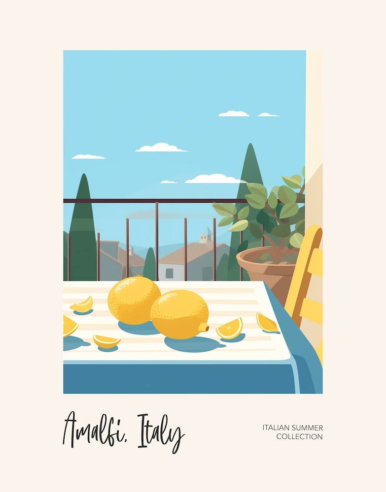Amalfi, Italy Lemons 4 Italian Summer Collection