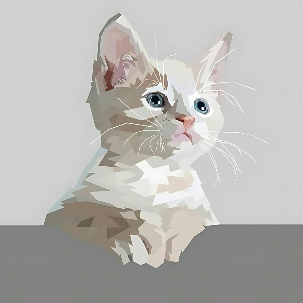 Portrait Of A Kitten