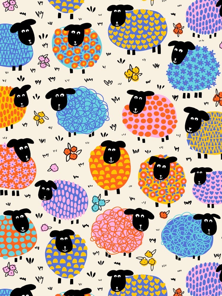 Colorful Sheep Farm