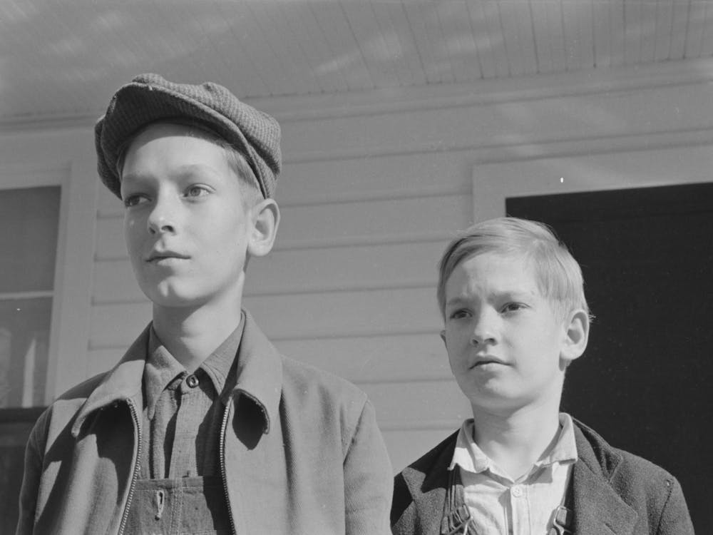 Sons Of Farmer, Chicot Farms, Arkansas By Russell Lee 1