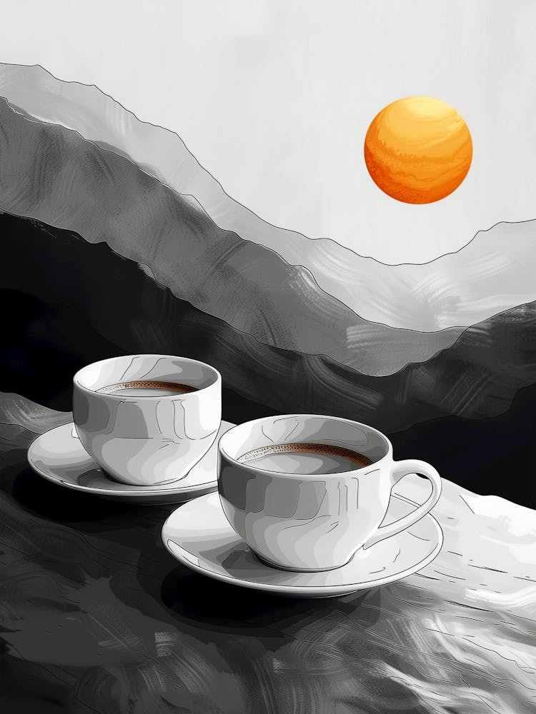Coffee And Sunset