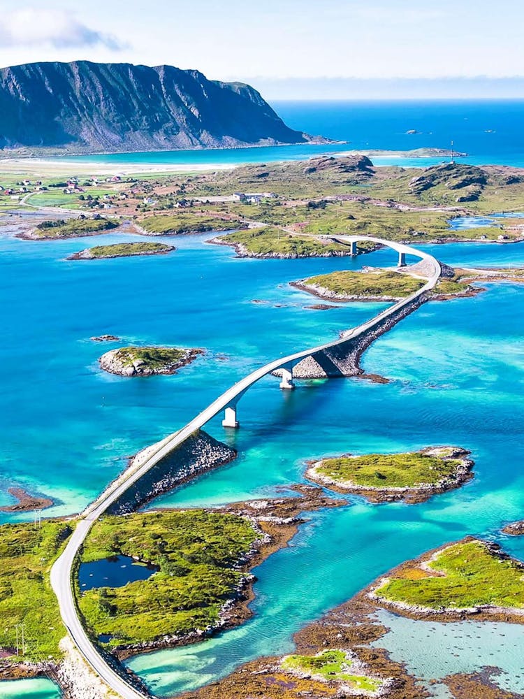 Bridge Over The Ocean In Norway